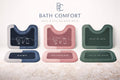 Tapis de bain deux pièces