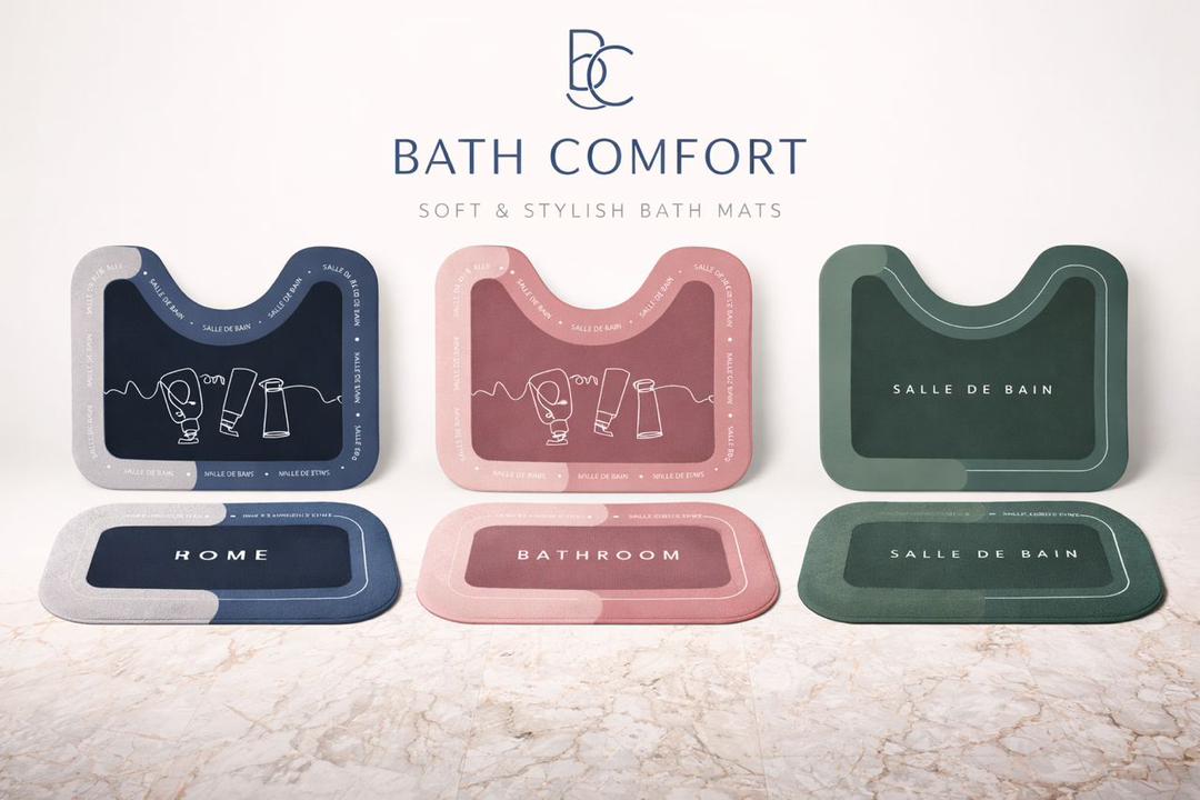 Tapis de bain deux pièces