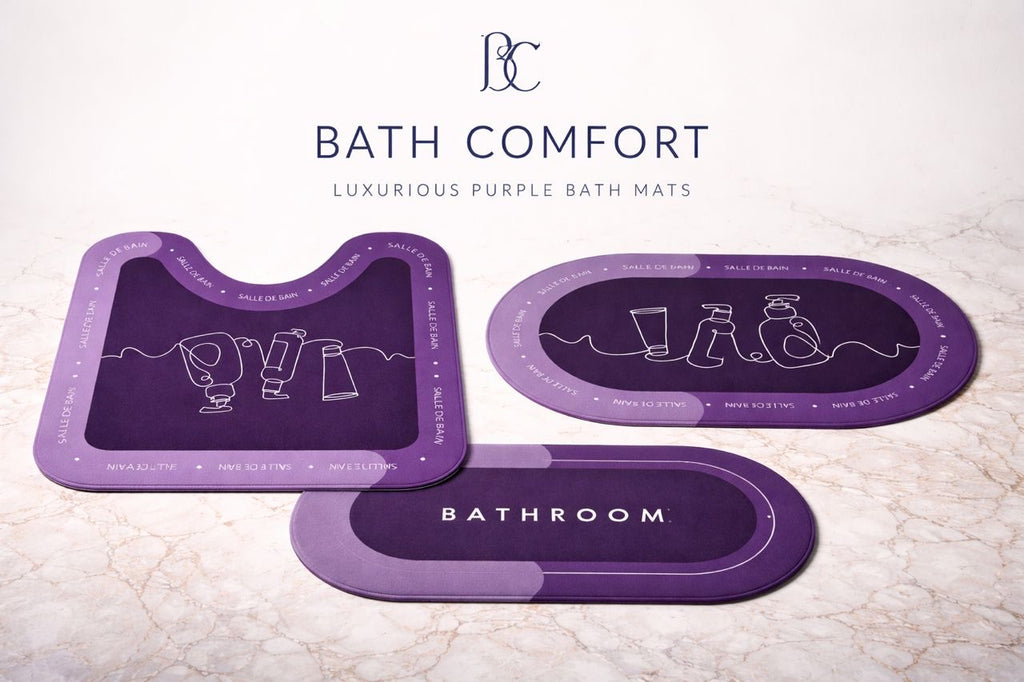 Tapis de bain trois pièces