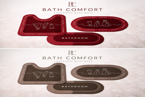 Tapis de bain trois pièces